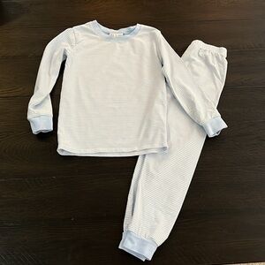 Like New! Blue striped pajamas